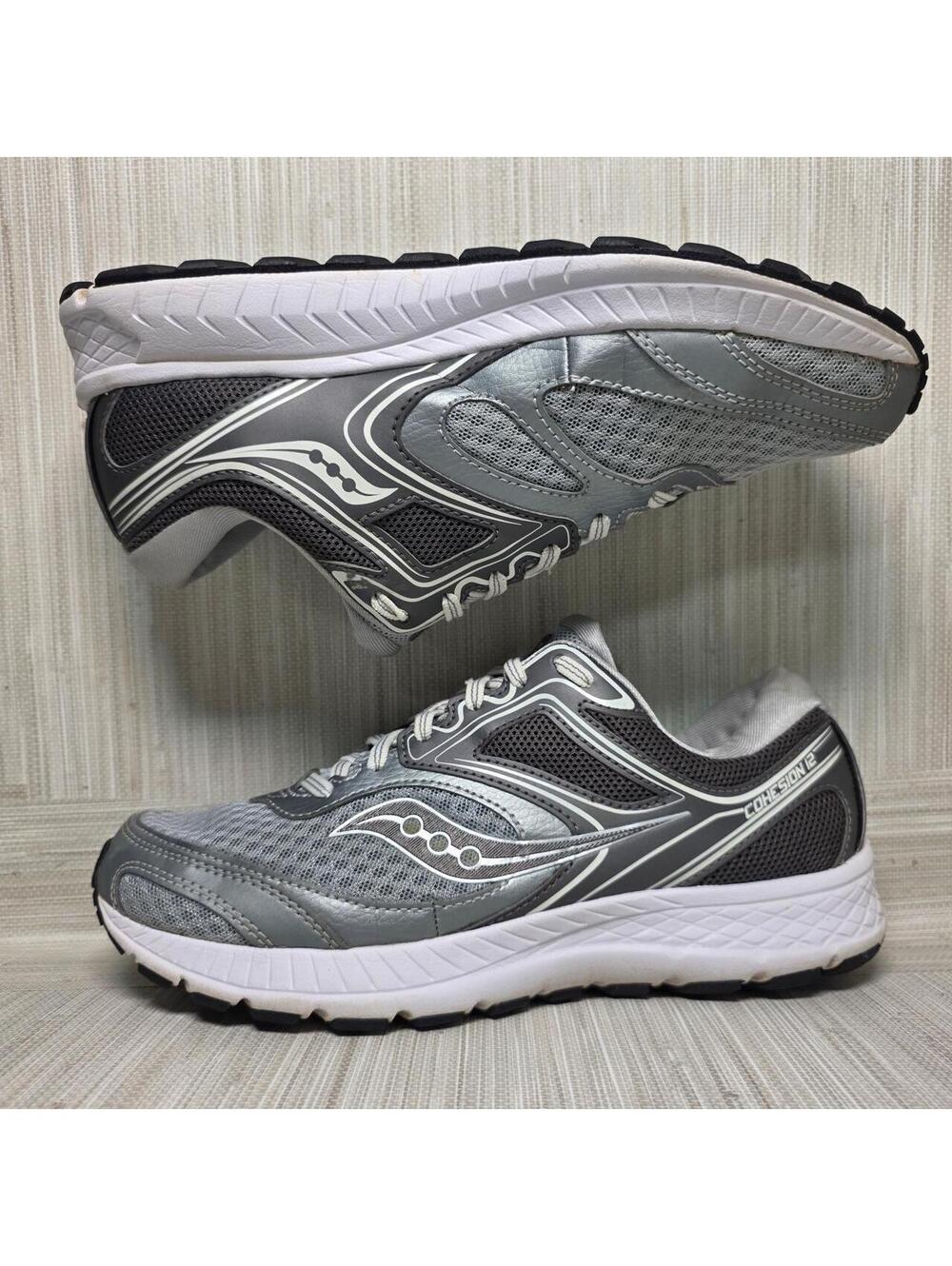 Saucony Cohesion 12 grey running shoes Size US 9